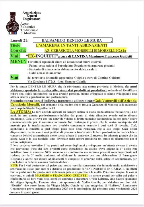 amarena morselli serata