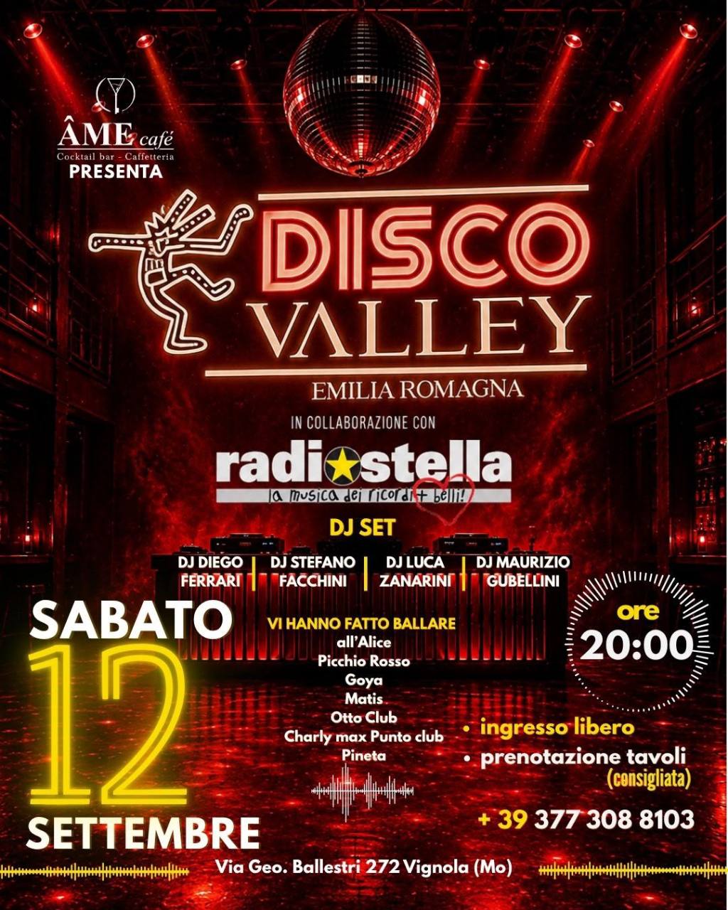 locandina disco valley vignola