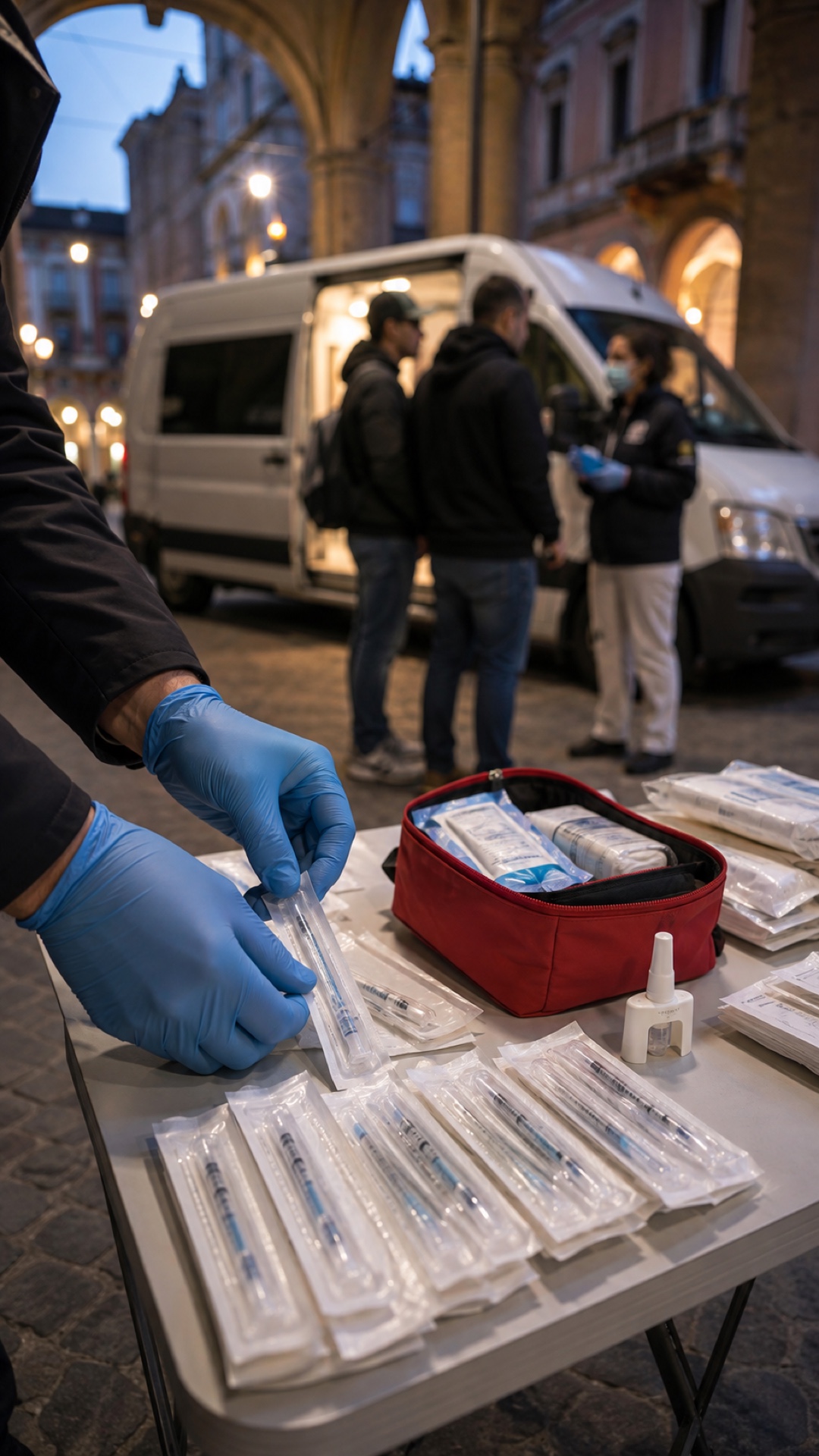 Siringhe e naloxone a Bologna: cosa prevede il piano