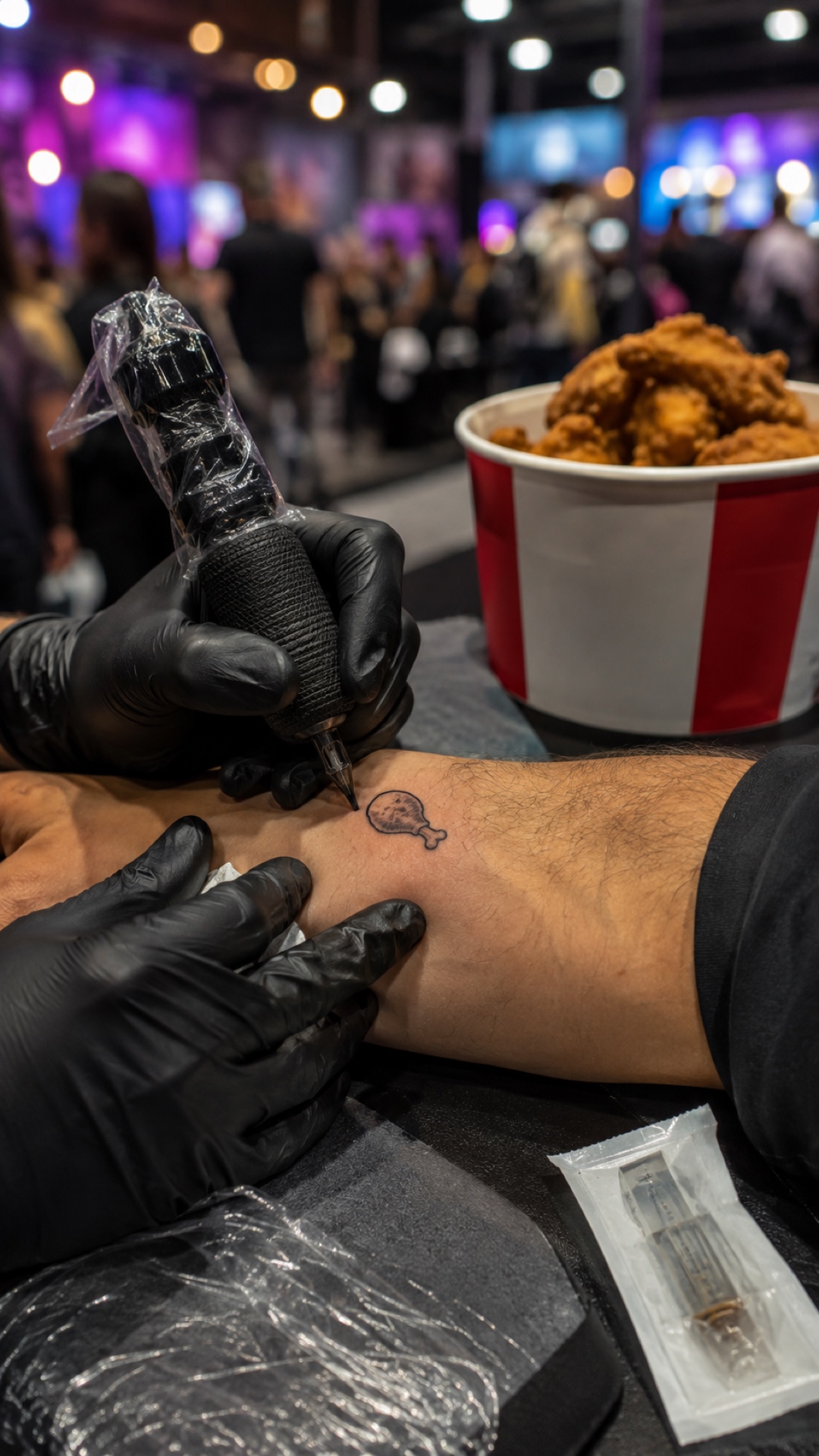Tatuaggio KFC e pollo gratis: regole e polemiche