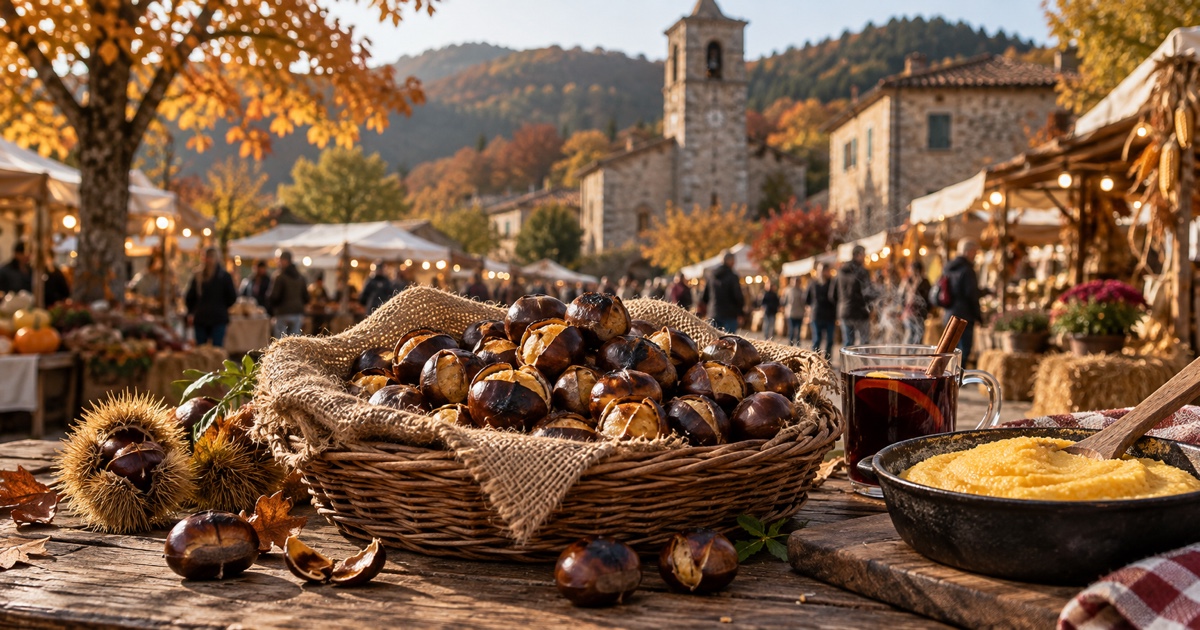 Festa della Castagna a Riccò: due domeniche di sapori