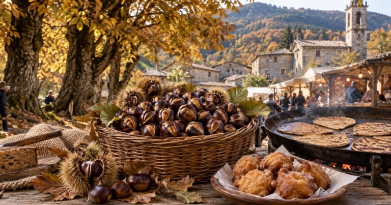 Festa della Castagna di Montecreto 2026: date e sapori